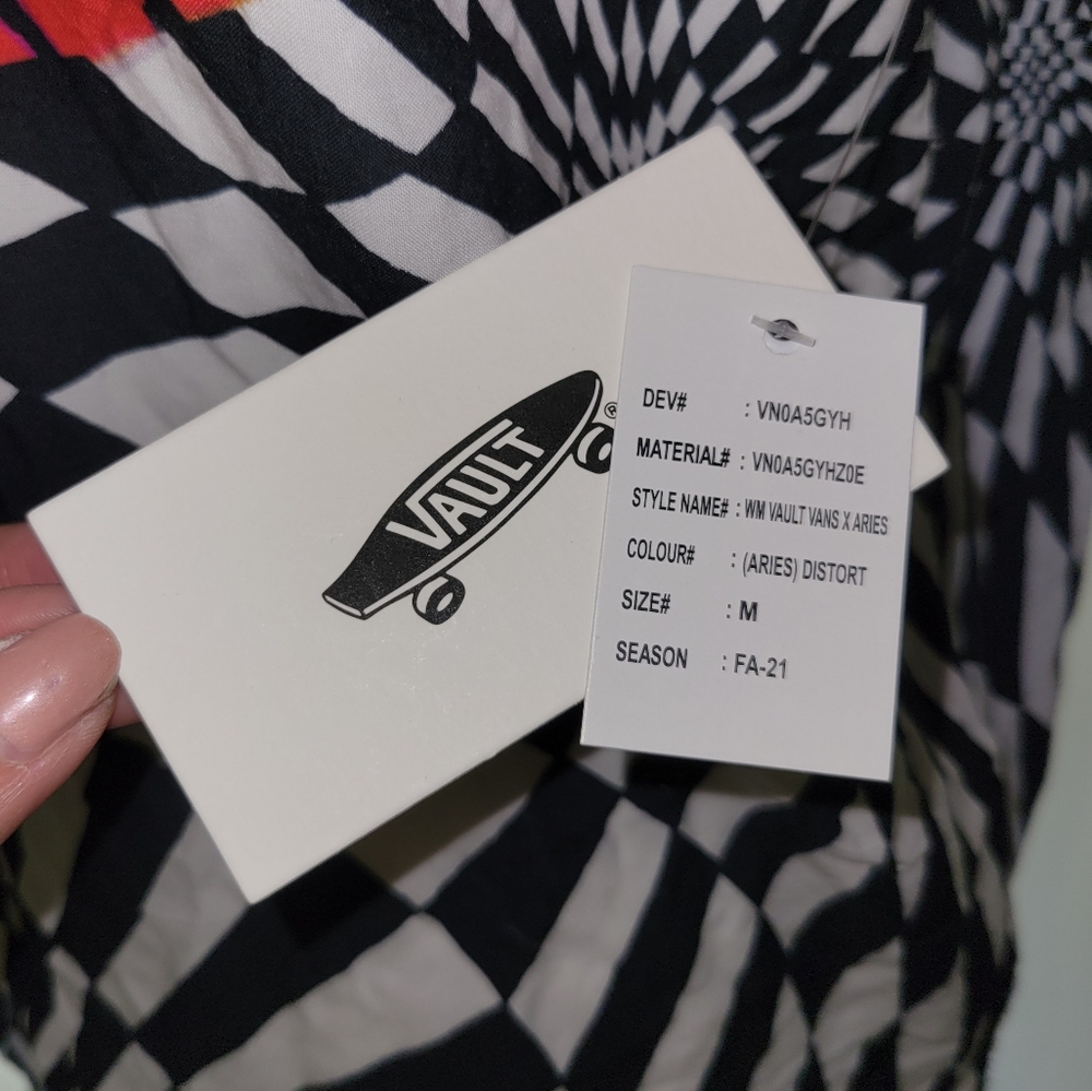Vans Vault x Aries Distorted Pattern button shirt - Picture 7 of 10